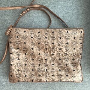 MCM Rose Gold Crossbody Bag AUTHENTIC!